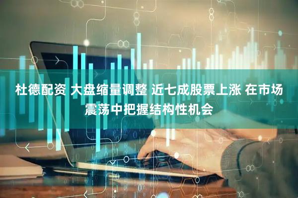 杜德配资 大盘缩量调整 近七成股票上涨 在市场震荡中把握结构性机会