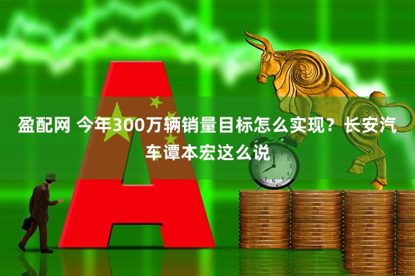 盈配网 今年300万辆销量目标怎么实现？长安汽车谭本宏这么说